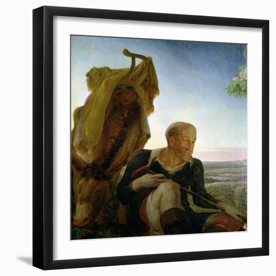 St. Joseph from "Rest on the Flight into Egypt," 1805-06-Philipp Otto Runge-Framed Giclee Print