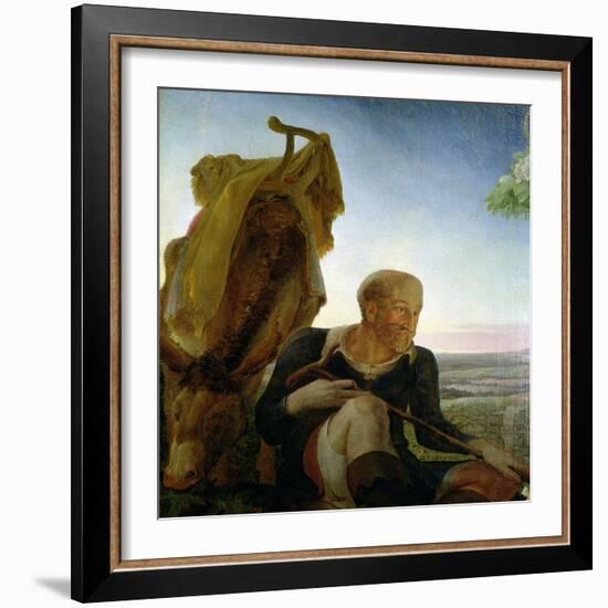 St. Joseph from "Rest on the Flight into Egypt," 1805-06-Philipp Otto Runge-Framed Giclee Print