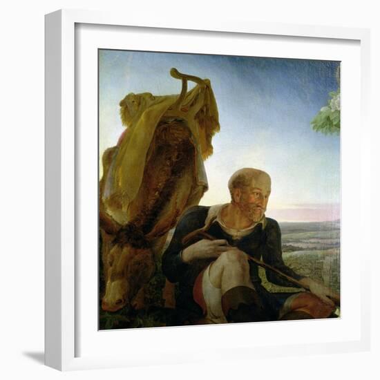 St. Joseph from "Rest on the Flight into Egypt," 1805-06-Philipp Otto Runge-Framed Giclee Print