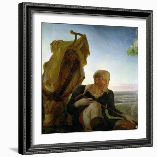St. Joseph from "Rest on the Flight into Egypt," 1805-06-Philipp Otto Runge-Framed Giclee Print