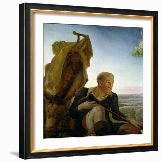 St. Joseph from "Rest on the Flight into Egypt," 1805-06-Philipp Otto Runge-Framed Giclee Print