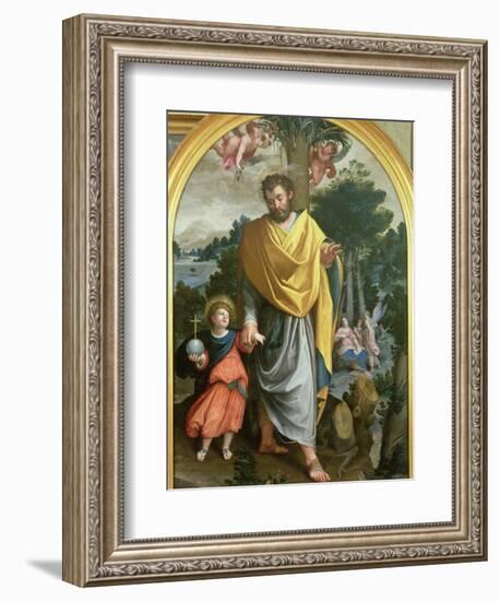 St. Joseph Leading the Infant Christ-Juan Sanchez Cotan-Framed Giclee Print