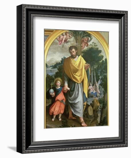 St. Joseph Leading the Infant Christ-Juan Sanchez Cotan-Framed Giclee Print