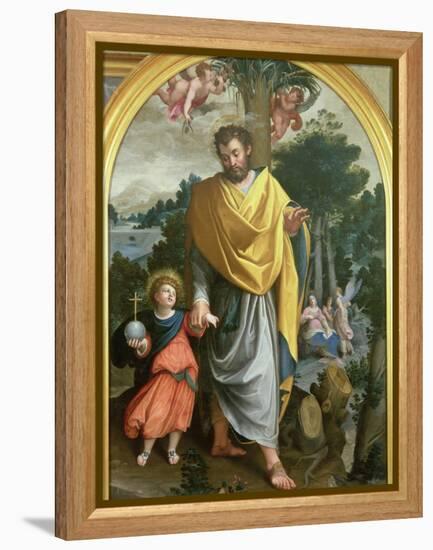 St. Joseph Leading the Infant Christ-Juan Sanchez Cotan-Framed Premier Image Canvas