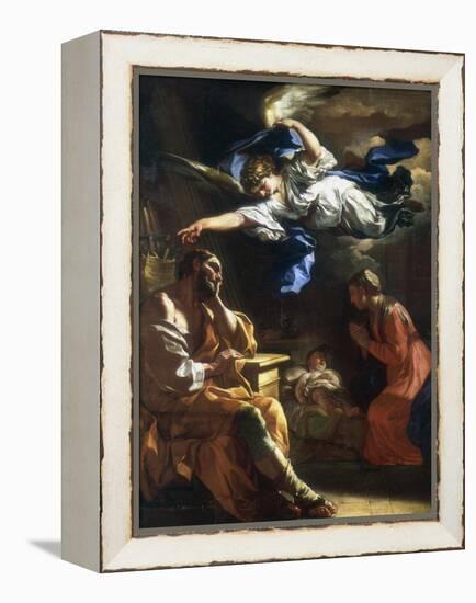 St Joseph's Dream, C1677-1747-Francesco Solimena-Framed Premier Image Canvas