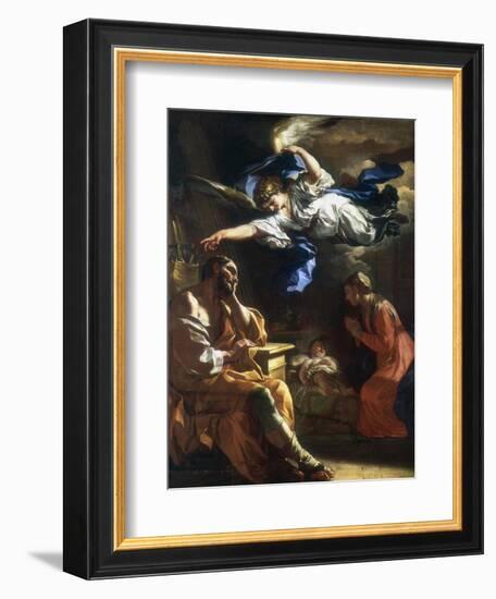 St Joseph's Dream, C1677-1747-Francesco Solimena-Framed Giclee Print
