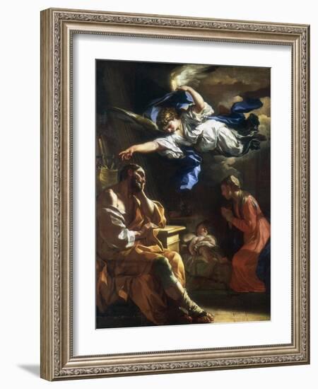 St Joseph's Dream, C1677-1747-Francesco Solimena-Framed Giclee Print