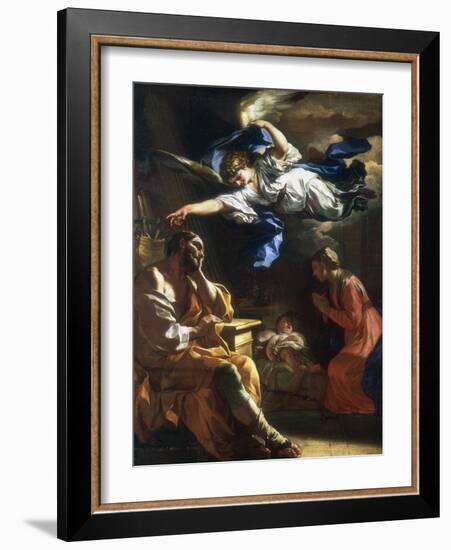 St Joseph's Dream, C1677-1747-Francesco Solimena-Framed Giclee Print