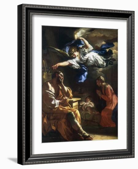 St Joseph's Dream, C1677-1747-Francesco Solimena-Framed Giclee Print