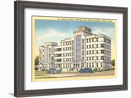 St. Joseph's Infirmary, Houston-null-Framed Art Print