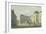 St Joseph Square in Vienna, Austria 18th Century Engraving-null-Framed Giclee Print