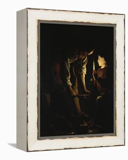 St, Joseph, the Carpenter, C. 1642-Georges de La Tour-Framed Premier Image Canvas