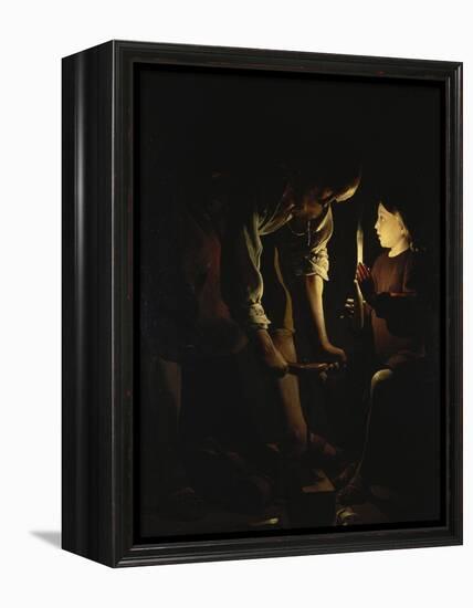 St, Joseph, the Carpenter, C. 1642-Georges de La Tour-Framed Premier Image Canvas