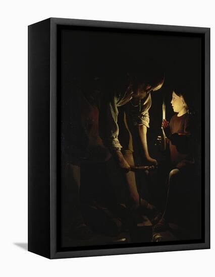 St, Joseph, the Carpenter, C. 1642-Georges de La Tour-Framed Premier Image Canvas