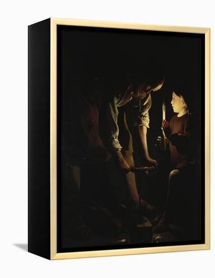 St, Joseph, the Carpenter, C. 1642-Georges de La Tour-Framed Premier Image Canvas