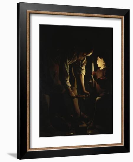 St, Joseph, the Carpenter, C. 1642-Georges de La Tour-Framed Giclee Print