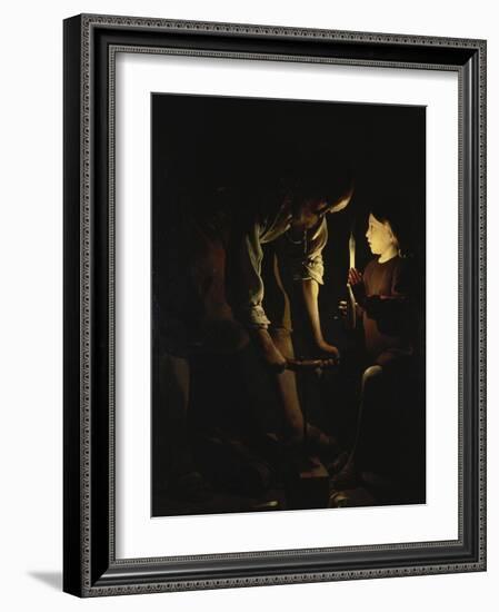 St, Joseph, the Carpenter, C. 1642-Georges de La Tour-Framed Giclee Print