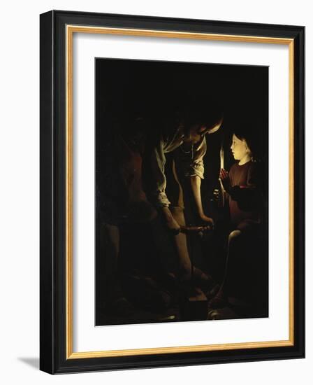 St, Joseph, the Carpenter, C. 1642-Georges de La Tour-Framed Giclee Print