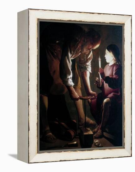 St Joseph the Carpenter, C1640-Georges de La Tour-Framed Premier Image Canvas