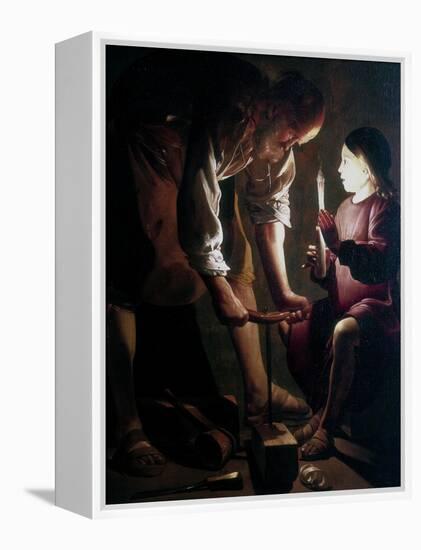 St Joseph the Carpenter, C1640-Georges de La Tour-Framed Premier Image Canvas