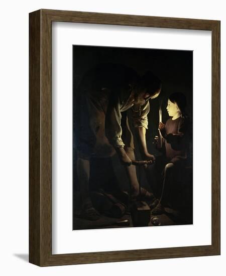 St. Joseph the Carpenter-Georges de La Tour-Framed Giclee Print