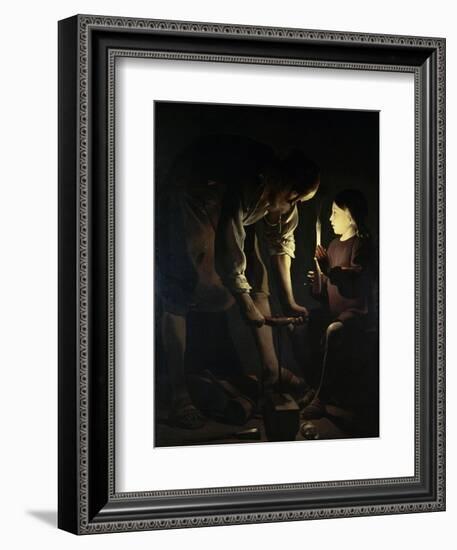 St. Joseph the Carpenter-Georges de La Tour-Framed Giclee Print