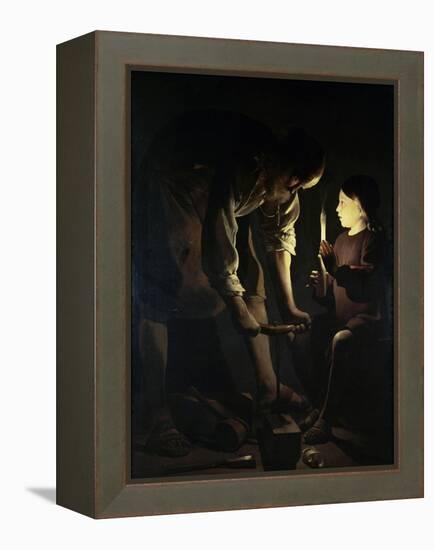 St. Joseph the Carpenter-Georges de La Tour-Framed Premier Image Canvas