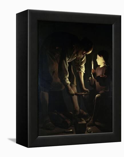 St. Joseph the Carpenter-Georges de La Tour-Framed Premier Image Canvas