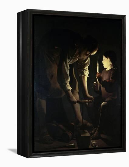 St. Joseph the Carpenter-Georges de La Tour-Framed Premier Image Canvas