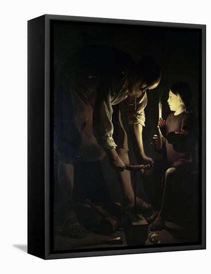 St. Joseph the Carpenter-Georges de La Tour-Framed Premier Image Canvas