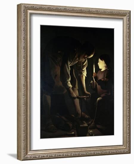 St. Joseph the Carpenter-Georges de La Tour-Framed Giclee Print