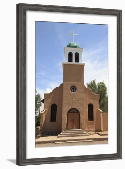 St. Josephs Church and Shrine, Cerrillos, Old Mining Town, Turquoise Trail, New Mexico, Usa-Wendy Connett-Framed Photographic Print