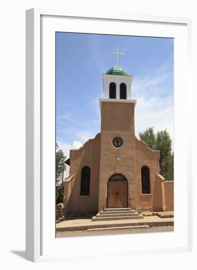 St. Josephs Church and Shrine, Cerrillos, Old Mining Town, Turquoise Trail, New Mexico, Usa-Wendy Connett-Framed Photographic Print