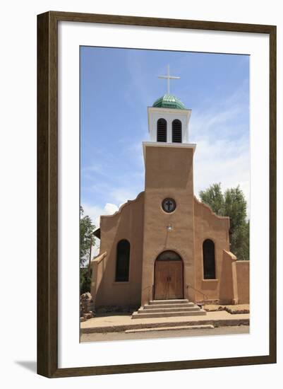 St. Josephs Church and Shrine, Cerrillos, Old Mining Town, Turquoise Trail, New Mexico, Usa-Wendy Connett-Framed Photographic Print