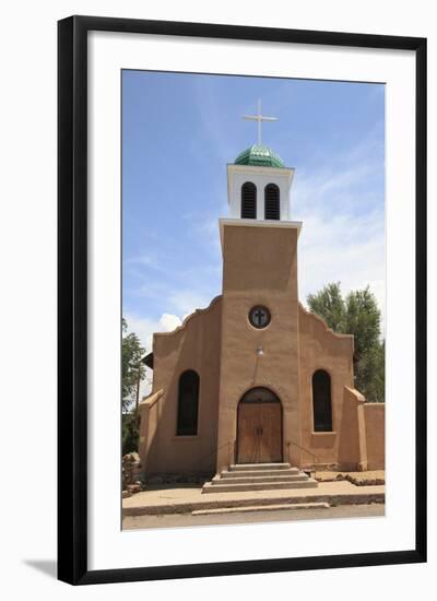 St. Josephs Church and Shrine, Cerrillos, Old Mining Town, Turquoise Trail, New Mexico, Usa-Wendy Connett-Framed Photographic Print