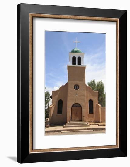 St. Josephs Church and Shrine, Cerrillos, Old Mining Town, Turquoise Trail, New Mexico, Usa-Wendy Connett-Framed Photographic Print