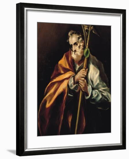St. Jude Thaddeus, 1606-El Greco-Framed Giclee Print