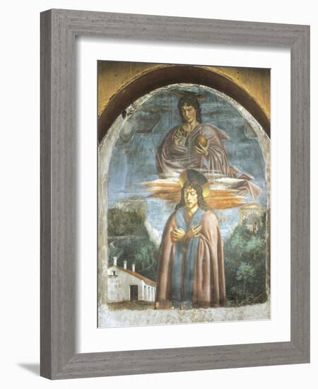 St Julian, Fresco-Andrea Del Castagno-Framed Giclee Print