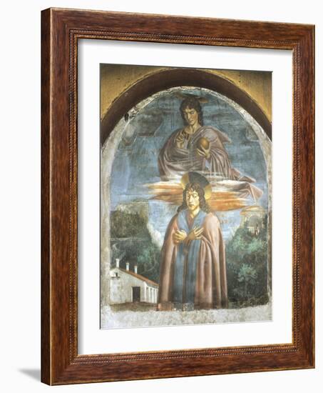 St Julian, Fresco-Andrea Del Castagno-Framed Giclee Print