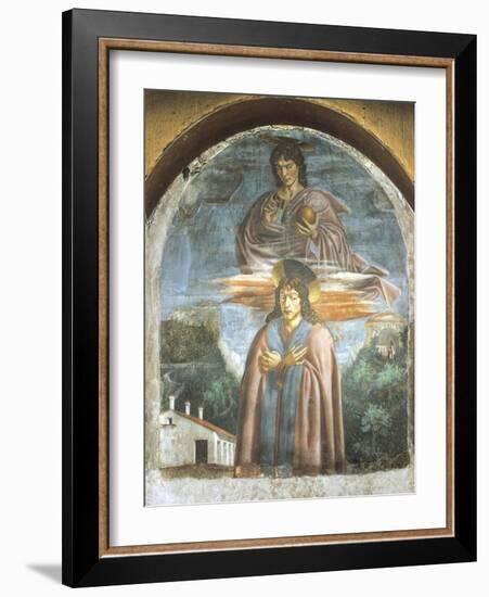 St Julian, Fresco-Andrea Del Castagno-Framed Giclee Print