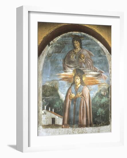 St Julian, Fresco-Andrea Del Castagno-Framed Giclee Print