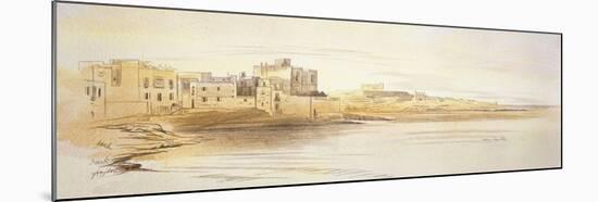 St Julian's Bay, Malta, 1866 (Pen and Brown Ink with Graphite and Watercolours on Off-White Paper)-Edward Lear-Mounted Giclee Print