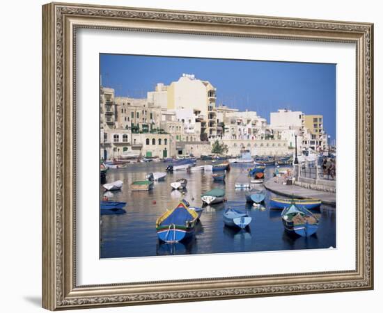 St. Julians Bay, Malta, Mediterranean-J Lightfoot-Framed Photographic Print