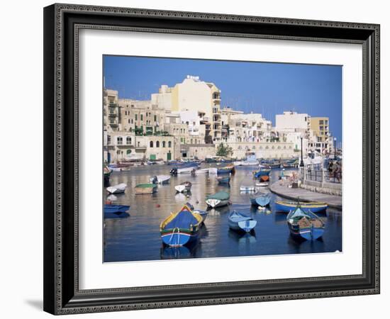 St. Julians Bay, Malta, Mediterranean-J Lightfoot-Framed Photographic Print