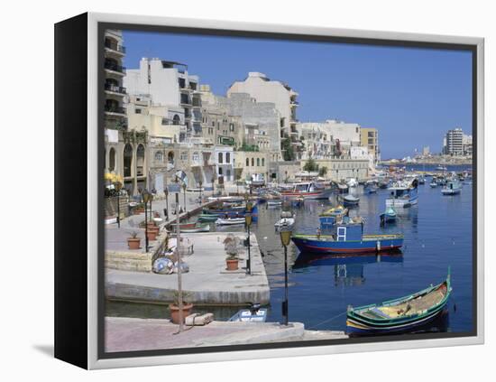 St Julians Bay, Malta-Peter Thompson-Framed Premier Image Canvas