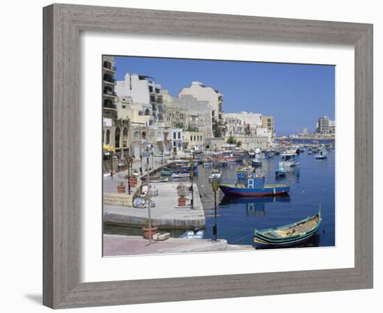 St Julians Bay, Malta-Peter Thompson-Framed Photographic Print