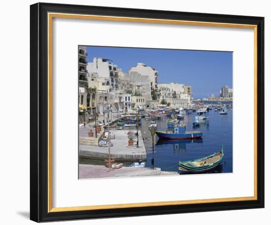 St Julians Bay, Malta-Peter Thompson-Framed Photographic Print