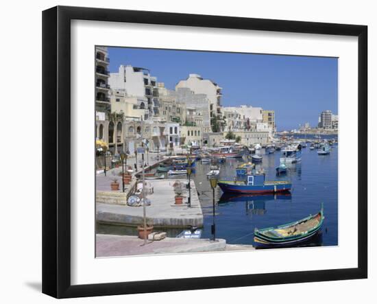 St Julians Bay, Malta-Peter Thompson-Framed Photographic Print