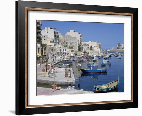 St Julians Bay, Malta-Peter Thompson-Framed Photographic Print