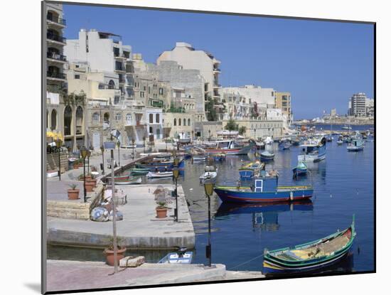 St Julians Bay, Malta-Peter Thompson-Mounted Photographic Print